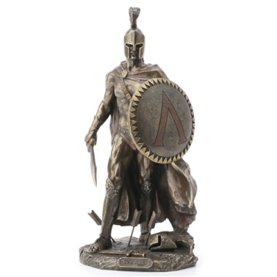 Greek Hoplite Helmet On Stand