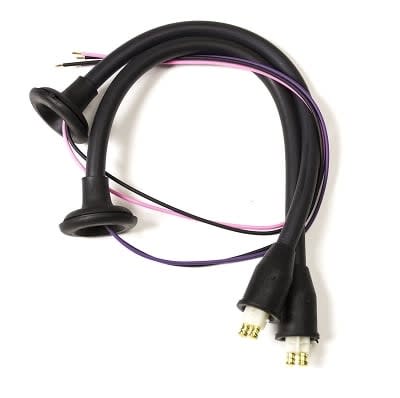 American Autowire 1957 Chevy Taillight Wiring Harness Pigtail Grommets - Pair