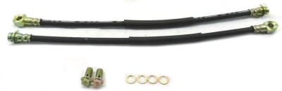 ALL SALES FINAL - Rubber Brake Lines Lenth:18" and 10mm Banjo