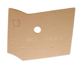 1955 1956 1957 2-Dr Rear Side Panel Boards - Pair