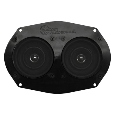 Custom Autosound 1955 1956 1957 Chevy Stereo Speaker - Kenwood 80watt