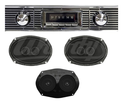 Custom Autosound 1956 Chevy Radio - Performance Package