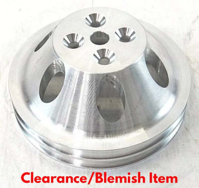 CLEARANCE - ALL SALES FINAL Aluminum Crankshaft Upper Short Water Pump Pulley