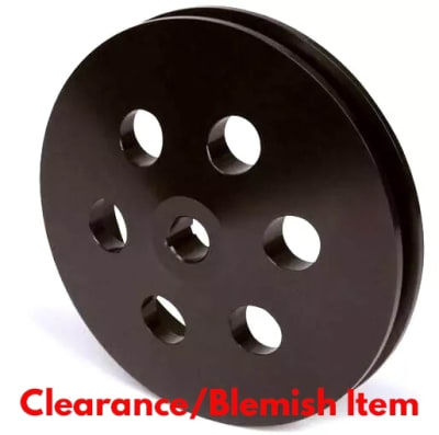 CLEARANCE - ALL SALES FINAL 1955-57 Chevy Power Steering Pulley, Single Groove, Black