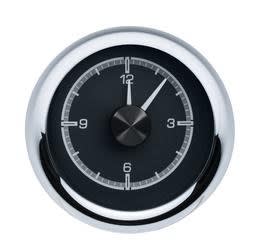 1955 1956 Chevy Car HDX Style Clock, Black Face