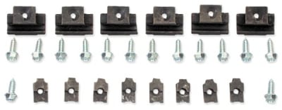 1957 Chevy Grille Clip & Screws Set - Set