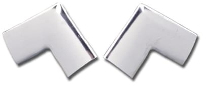 1955 1956 1957 Chevy Rear Window Corner Mouldings, 2-Dr Hardtop