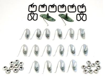 1956 Chevy Moulding Clip Set, Bel Air Front Fender
