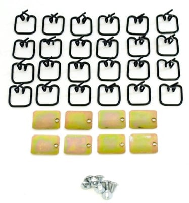 1956 Chevy Moulding Clip Set, Bel Air Door