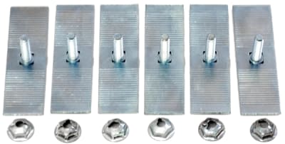 1956 Chevy Moulding Clip Set, 210 Quarter Panel Paint Divider