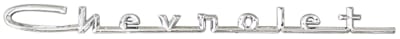 1957 Chevy Chrome ''Chevrolet'' Script, 210 & 150 V8, 13'' - Each