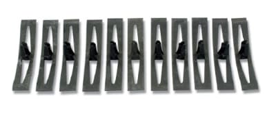 1955 1956 Chevy Firewall To Hood Seal Clip Set