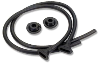 1956-1957 Chevy Window Gutter Inner Cowl Panel Drain Seals