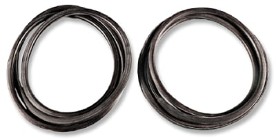 1955 1956 1957 Chevy Rear Quarter Glass Weatherstrip Seals, 4-Dr Wagon