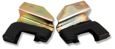 1955 1956 1957 Chevy Rear Quarter Window Stops, 2-Dr Hardtop - Pair