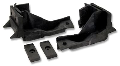 1955 1956 1957 Chevy Rear Quarter Drain Seals and Rubber Bumper Stops, Convertible