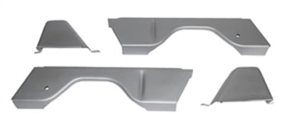 1955 1956 1957 Chevy Golden Star Auto Cargo Floor Support Baffle Set (4 Pcs) (OS)