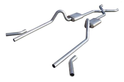 Woody's Hot Rodz Total Package LS Exhaust Kit - 1955 1956 1957 Chevy