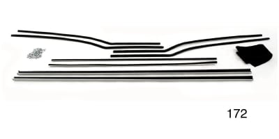1955 1956 1957 Chevy Window Fur Channel Weatherstrip Kit (OS)