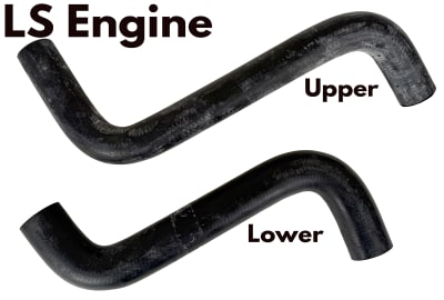 1955 1956 1957 Chevy Radiator Hose for Mattson Radiator