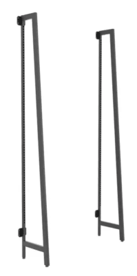 Alpha Outrigger Uprights  - Black