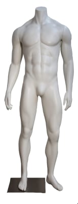 High End Toned Headless Male Mannequin - 6 Colors