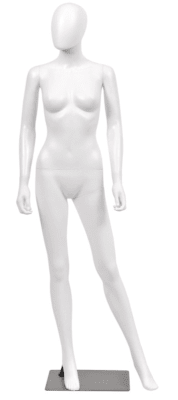 5.8 ft Unbreakable Female Mannequin Egghead