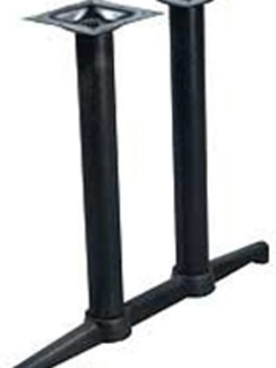 Double T Black or Chrome Restaurant Base