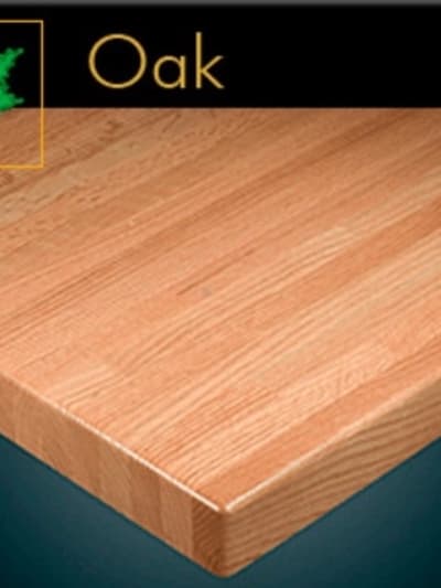 Custom Oak Butcher Block Restaurant Tabletops | Made to Order â€“ Durable & Elegant