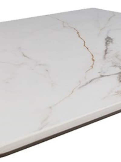 White Tangerine Sintered Stone Restaurant Tabletop