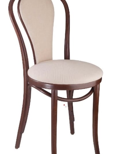 European Bentwood CafÃ© Chair with Padded Seat and Back