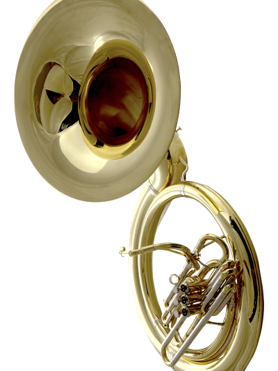 John Packer Marching Sousaphone - Silver with ABS Case