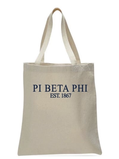Simple Tote - Pi Phi