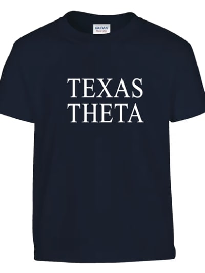 Navy T-Shirt (texas style)- Theta