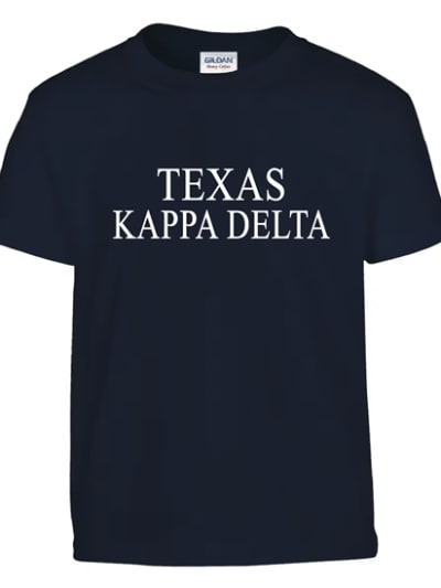 Navy T-Shirt (texas style) - Kappa Delta