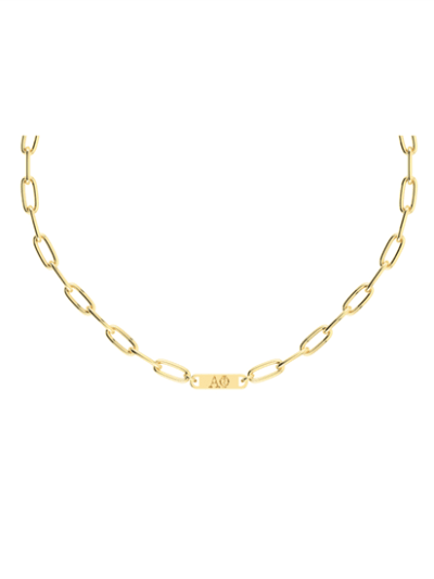 Paperclip and Bar Necklace -  Alpha Phi
