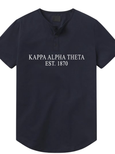 Navy Henley - Classic - Theta