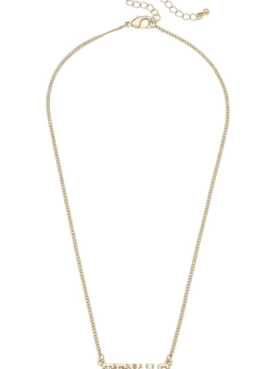 Texas Longhorns Varsity Outline Necklace