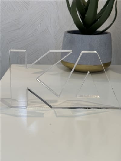 Acrylic Shelf Letters -  Kappa Delta