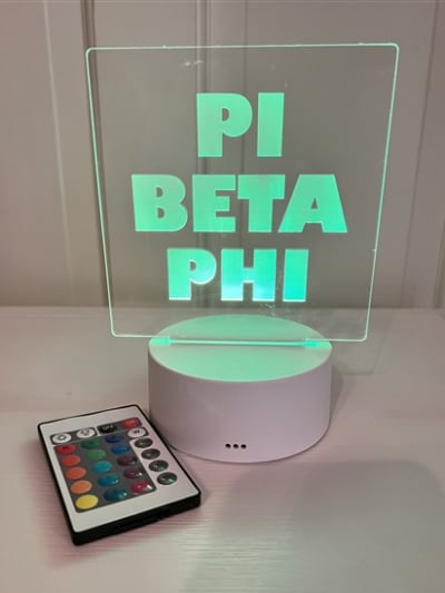 Sorority Nightlight -  Pi Phi