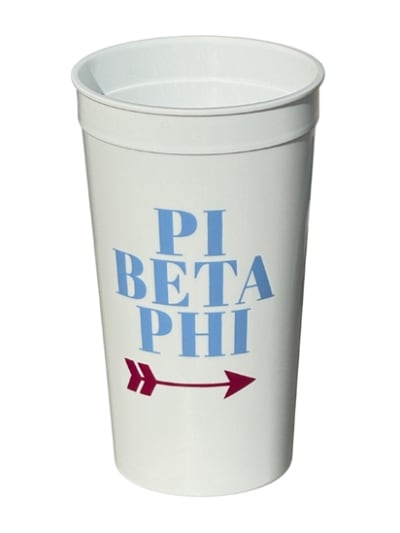 Stadium Cup Arrow Style - Pi Phi