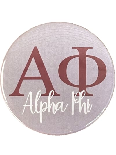 Alpha Phi Grey Pin (3 inch)