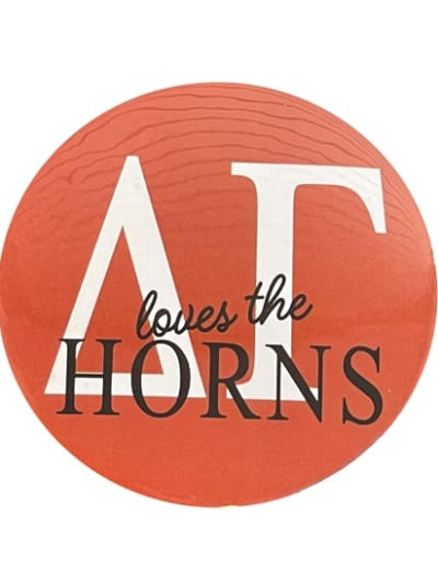 Delta Gamma B/O Loves the Horns Pin (3 inch)