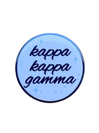 Kappa White Star Pin