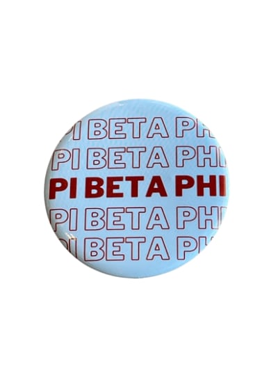 Pi Beta Phi Stacked Pin (2.25 inch)