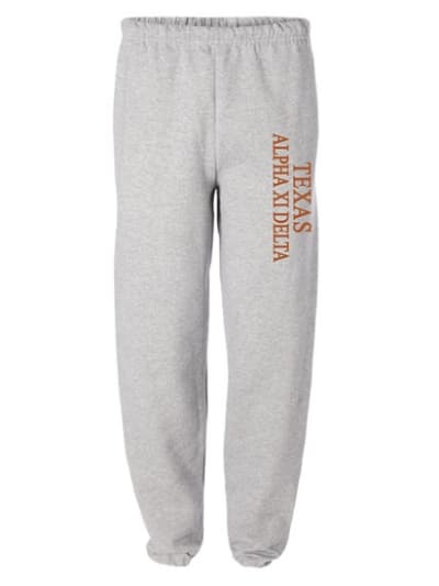 Grey Sweatpants (Texas) - Alpha Xi