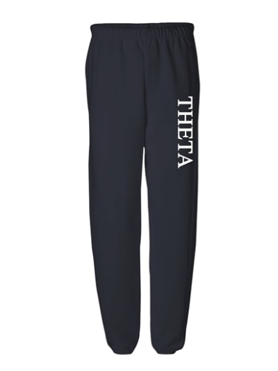 Navy Sweatpants (Classic Vertical) - Theta