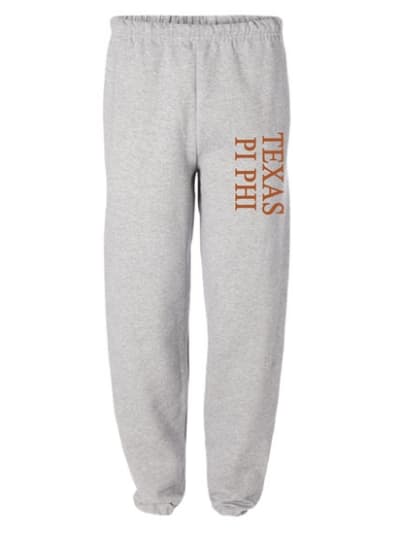 Grey Sweatpants (Texas) -Pi Phi