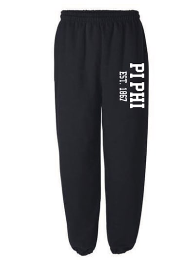 Navy Sweatpants (Varsity Style) - Pi Phi