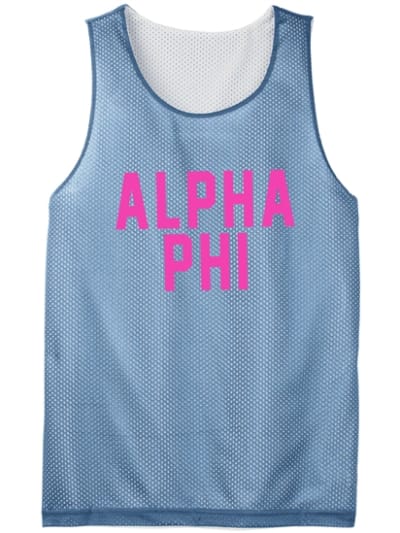 Sorority Mesh Jersey (Light Blue) - Alpha Phi